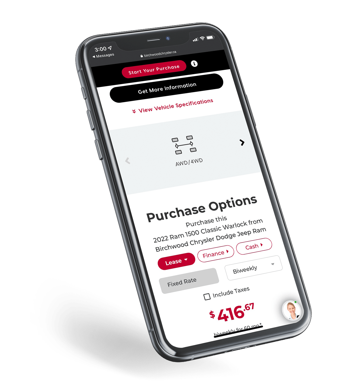 Phone Showing online Shopping Tools